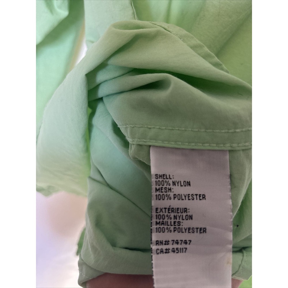 World Wide Sportsman Shirt Mens Large Green Long Sleeve Button Up Medium EUC I12 - Picture 6 of 7